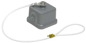 Han  3A-1LOCK kap metaal koppelhuis male grijs