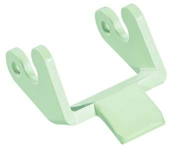 Han  3A locking lever plastic grijs