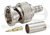 BNC kabeldeel male RG174 crimp