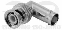 BNC adapter male/female haaks 75 Ohm