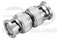 BNC adapter recht male/male 75 Ohm