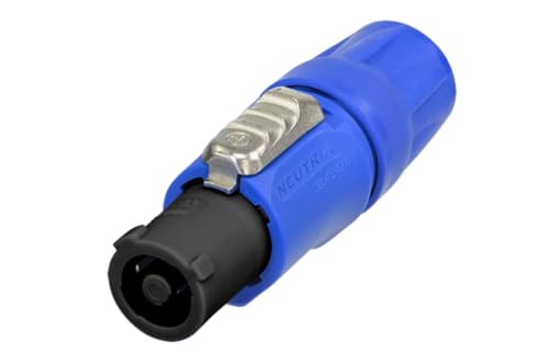 powerCON 20A kabeldeel 2 pin + aarde bus blauw CBC