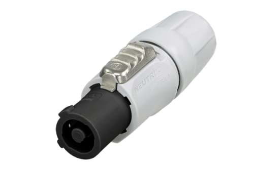 powerCON 20A kabeldeel 2 pin + aarde pen grijs CBC