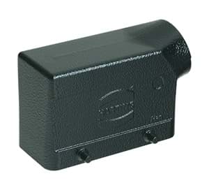 Han 16B-2LOCK kabelhuis laag zij-invoer M32 zwart