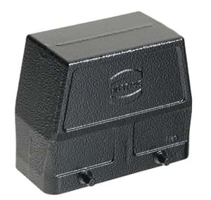 Han 16B-2LOCK kabelhuis hoog zij-invoer M32 zwart