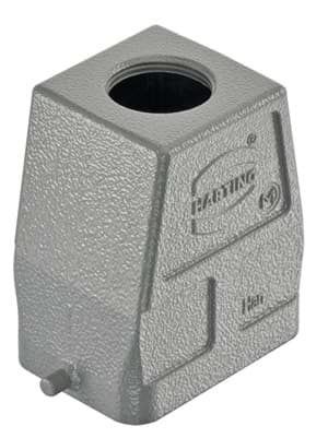 Han  6B-1LOCK kabelhuis hoog top-invoer M32 grijs