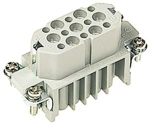 Han 10A insert D 15p female krimp