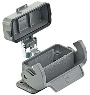 Han 10A-1LOCK aanbouw + kap grijs