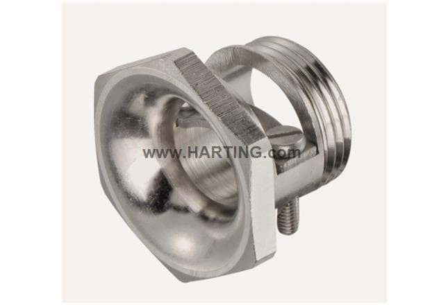 trompetwartel metaal PG16 doorlaat 10-16mm tap=6.5mm grijs