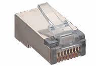 RJ45 connector CAT5e FTP AWG24/26 stranded d=5…6mm