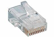 RJ48 connector 10/10  stranded flat-cable