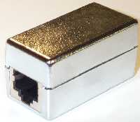 RJ45 koppelstuk 1:1 cat.5 shielded
