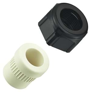 Han Compact wartel M25 pvc zwart [14 - 17]