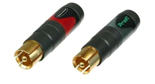 RCA stekerset PROFI rood+zwart