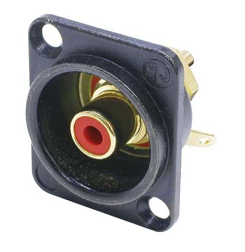 RCA chassis D zwart/rood
