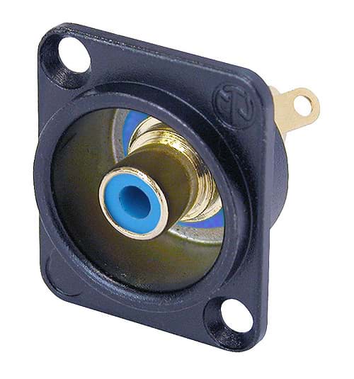 RCA chassis D zwart/blauw