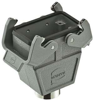 Han 10B-2LOCK koppelhuis hoog top-invoer PG21 grijs