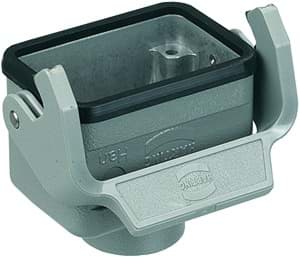 Han  6B-1LOCK koppelhuis laag top-invoer M20 grijs