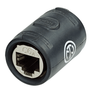 etherCON RJ45 koppeladapter CAT6A IP65
