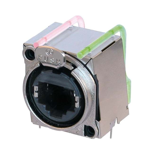 etherCON cat5e chassis-B PCB-H 2xLED-pipe external fullshield