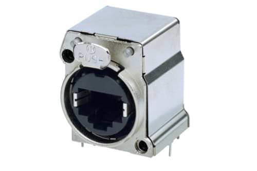 etherCON cat5e chassis-B PCB-H 2xLED-pipe internal fullshield