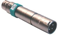 adapter XLR-female <> XLR-male verzwakker 10db