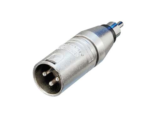 adapter XLR-3p-male <> RCA male