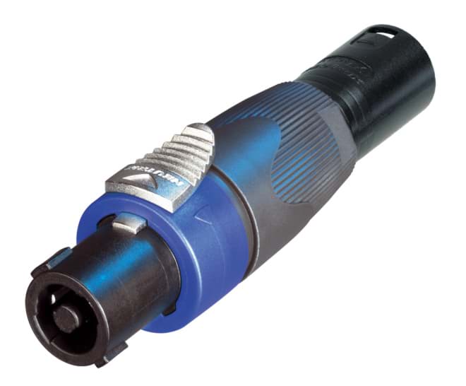 adapter speakON 4p <> XLR-3p-male