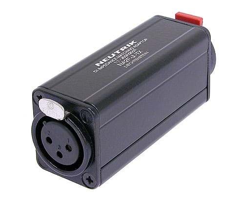 adapter audio+trafo / XLR-female <> jack 6,3mm mono locking