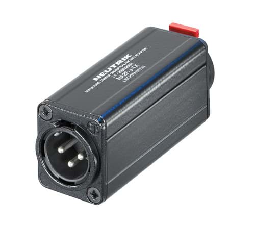adapter audio+trafo / XLR-male <> jack 6,3mm mono locking