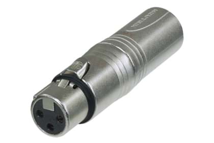 adapter DMX XLR 3p female <> 5p male