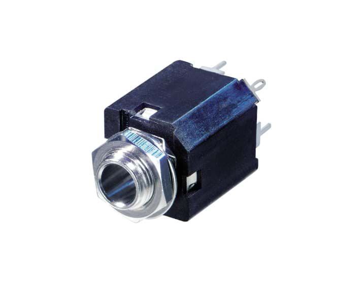 jack 6,3mm chassis 3-polig gesloten