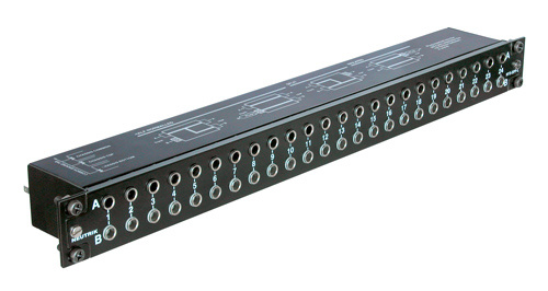 patchpanel 1HE 2x24 jack 6.35mm