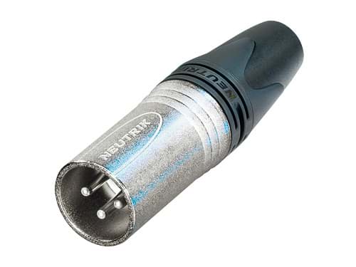 XLR kabeldeel 3 pin pen nikkel behuizing Ag contact d8-10mm BULK