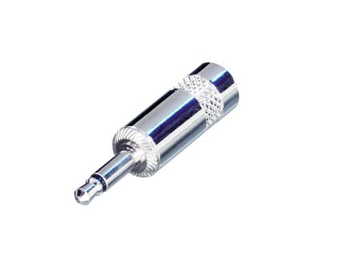 jack 3,5mm steker 2-polig nikkel