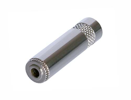 jack 3,5mm contrasteker 3-polig nikkel kabeldiamter 4mm max