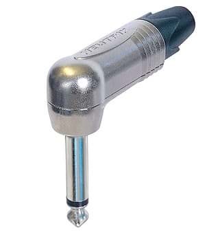 jack 6,3mm profi steker haaks 2-polig nikkel nikkel