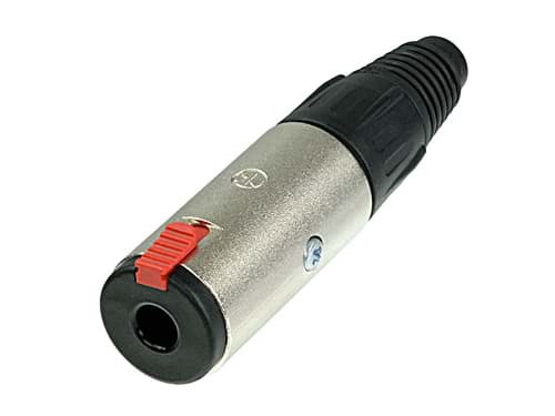 jack 6,3mm profi contra 3-polig nikkel