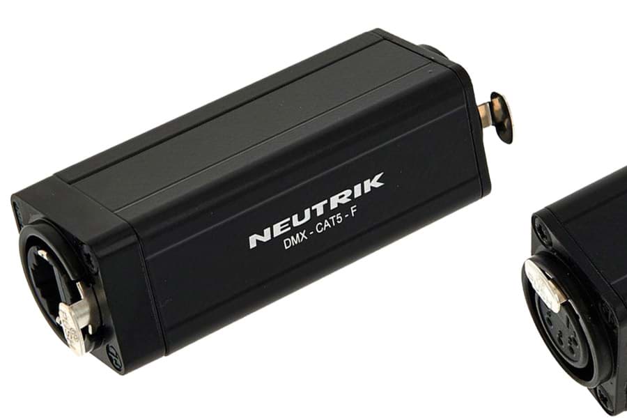 adapter DMX XLR 5p female <> etherCON