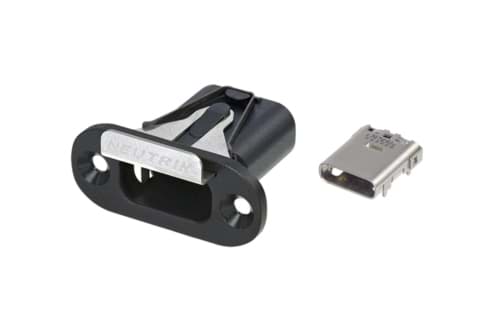 mediaCON Lockable USB Type-C chassis +integral USB IF appr. receptacle