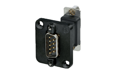 adapter D-sub  9p male <> female in D-housing black