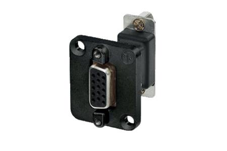 adapter D-sub 15p female <> female in D-housing black