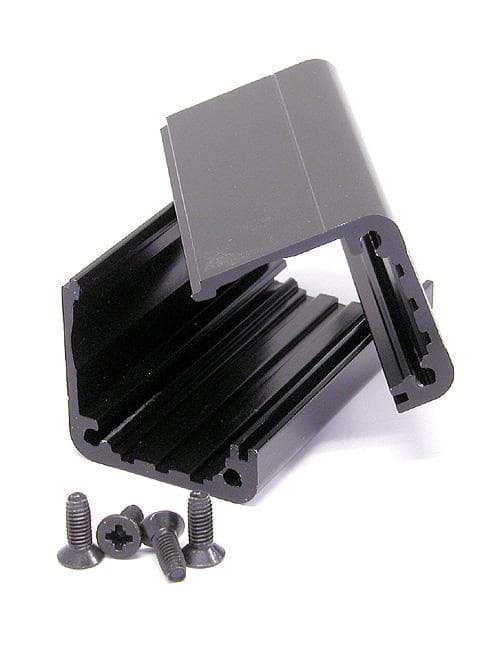 adapterbehuizing D-size black
