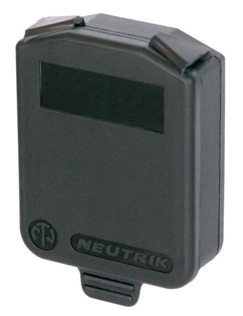 afdekkapje D-housing IP42 blauw