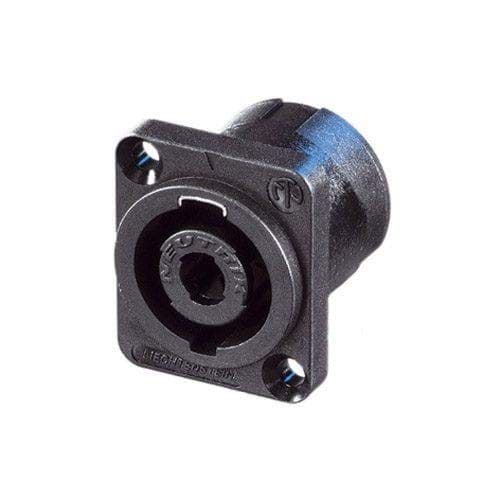 speakON 4-polig chassis D-size tab 4,8x0,5mm