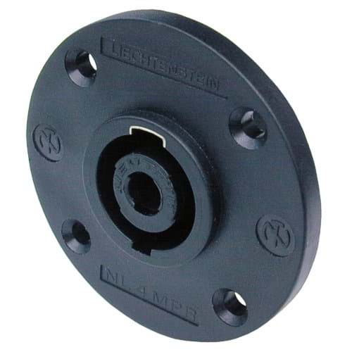speakON 4-polig chassis rond tab 4.8x0.5mm