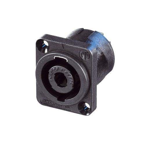 speakON 4-polig chassis 40A D-size tab 6.3x0.8mm