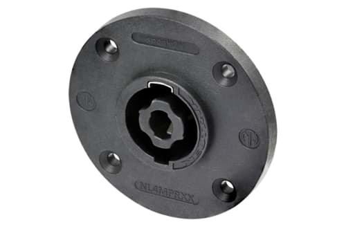 speakON 4-polig chassis rond tab 4.8x0.5mm IEC62368-1 RETAIL
