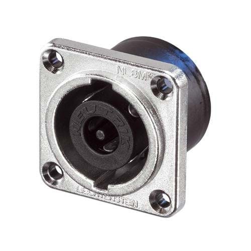 speakON 8-polig chassis nikkel tab 4,8x0,5mm