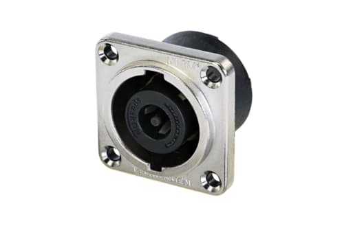 speakON 8-polig chassis nikkel tab 4,8x0,5mm IEC62368-1
